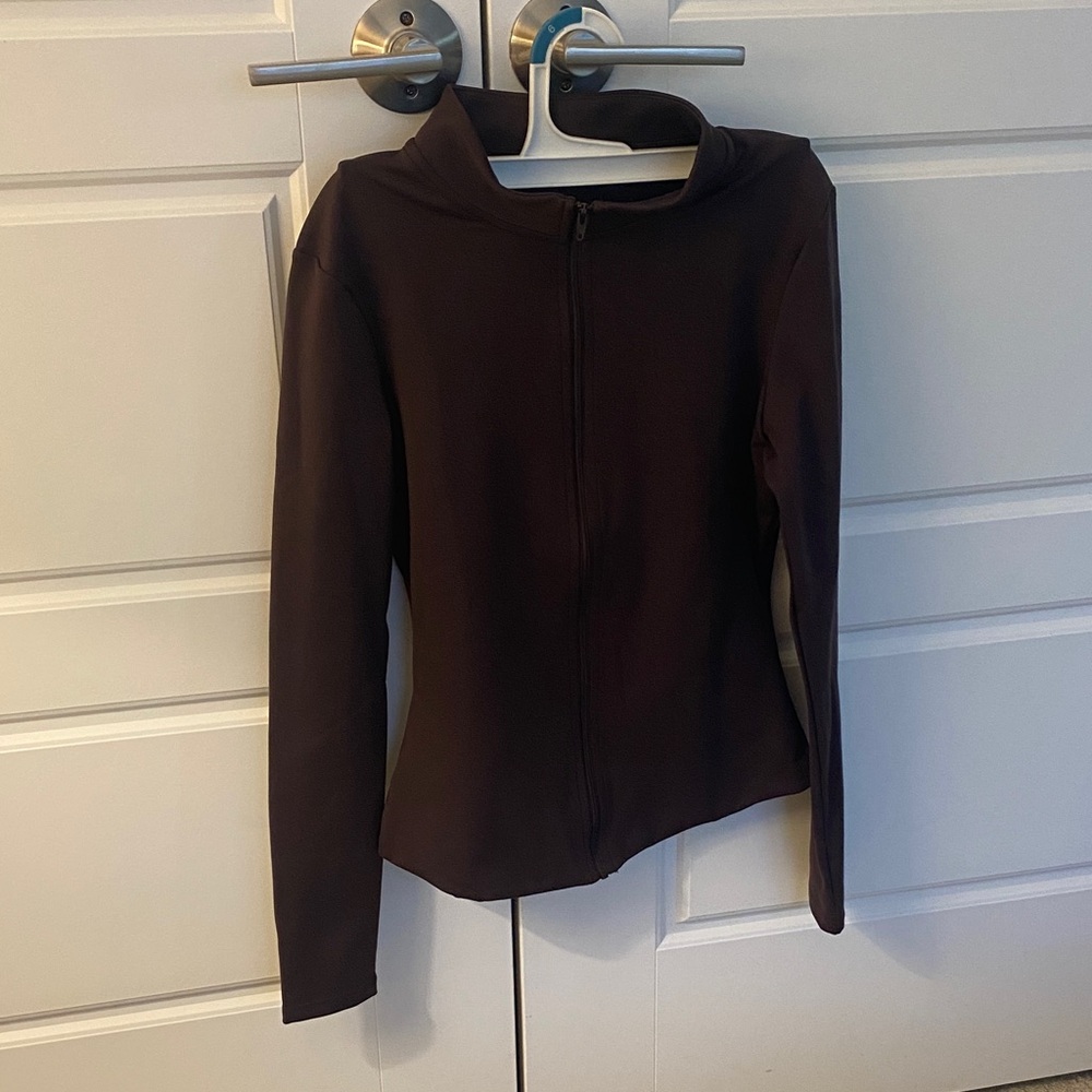 CSB brown Zip-Up serenity Jacket